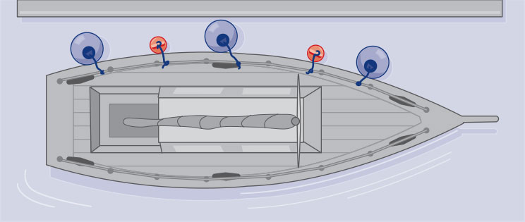How to hang boat fenders